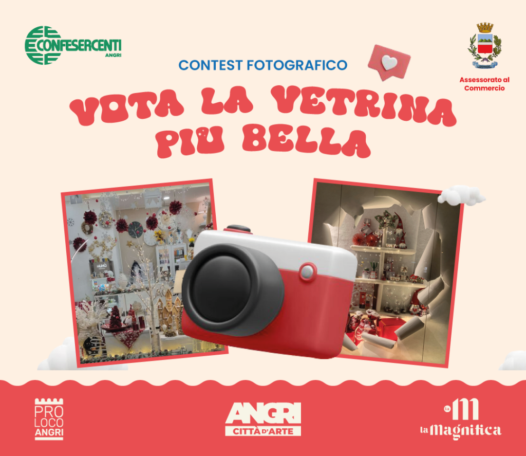 Confesercenti Angri, al via il contest fotografico: “La vetrina più bella del 2023”