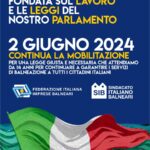 MOBILITAZIONE DEI BALNEARI 2 GIUGNO 2024