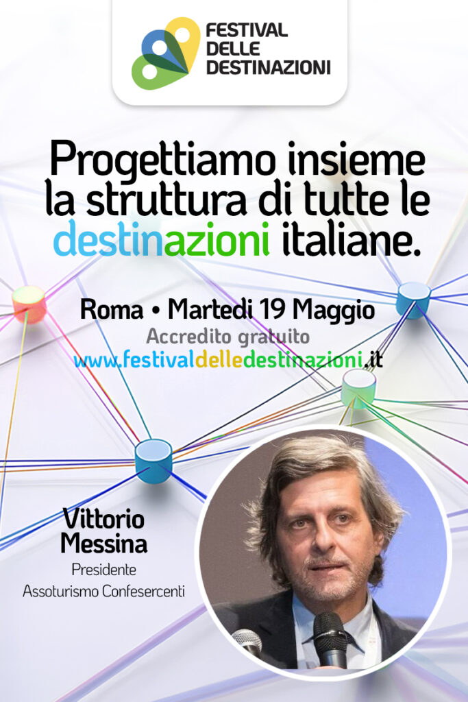Il presidente Vittorio Messina al Festival delle Destinazioni – Roma, 19 maggio